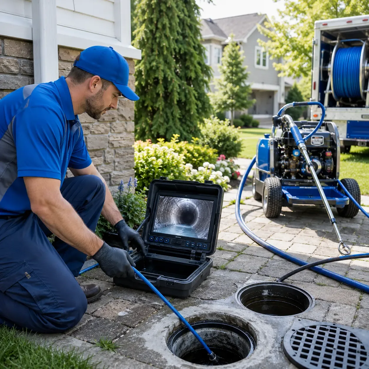 Outdoor drain cleaning professionals serving Horse Shoe, NC