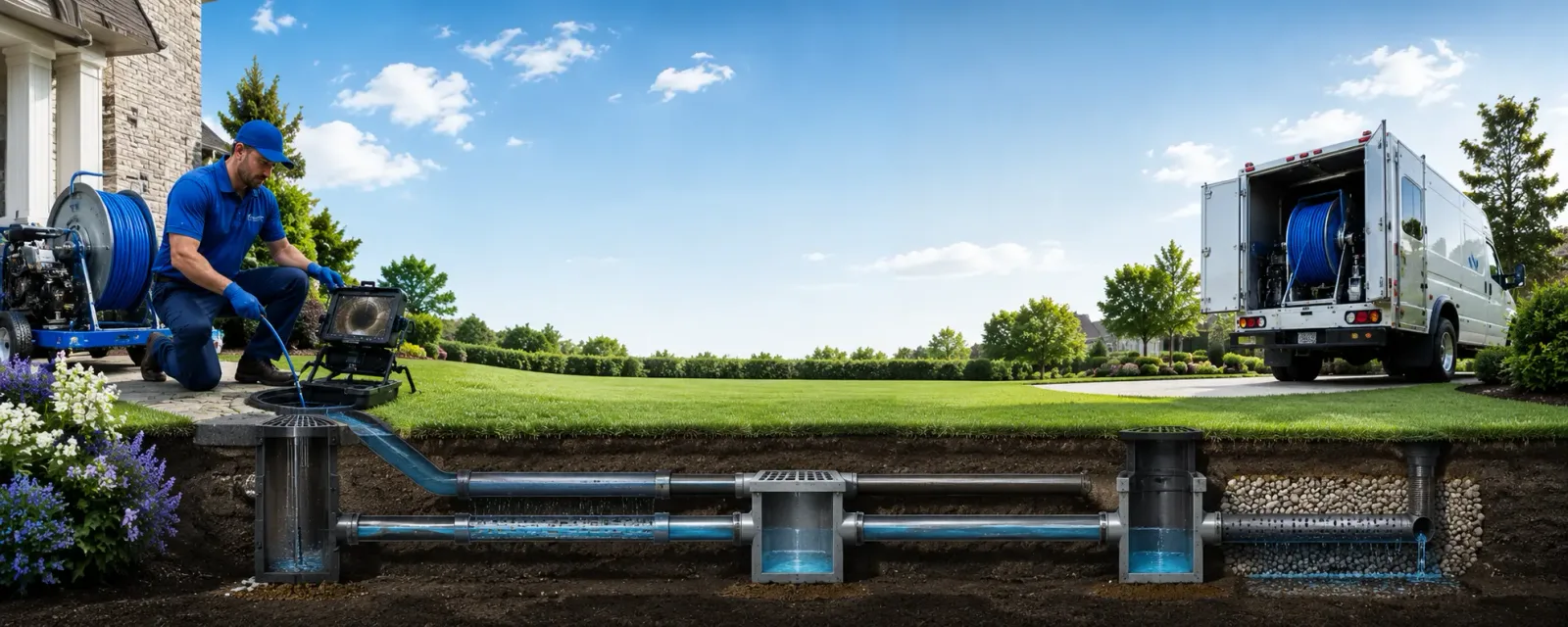 Outdoor drain cleaning information for Horse Shoe, NC